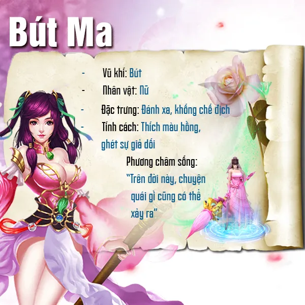 gioi thieu nhan vat but ma ma thien ky mobile 2